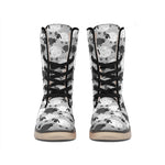 Doodle Sheep Pattern Print Winter Boots