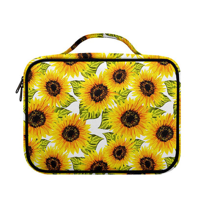 Doodle Sunflower Pattern Print Briefcase Bible Bag
