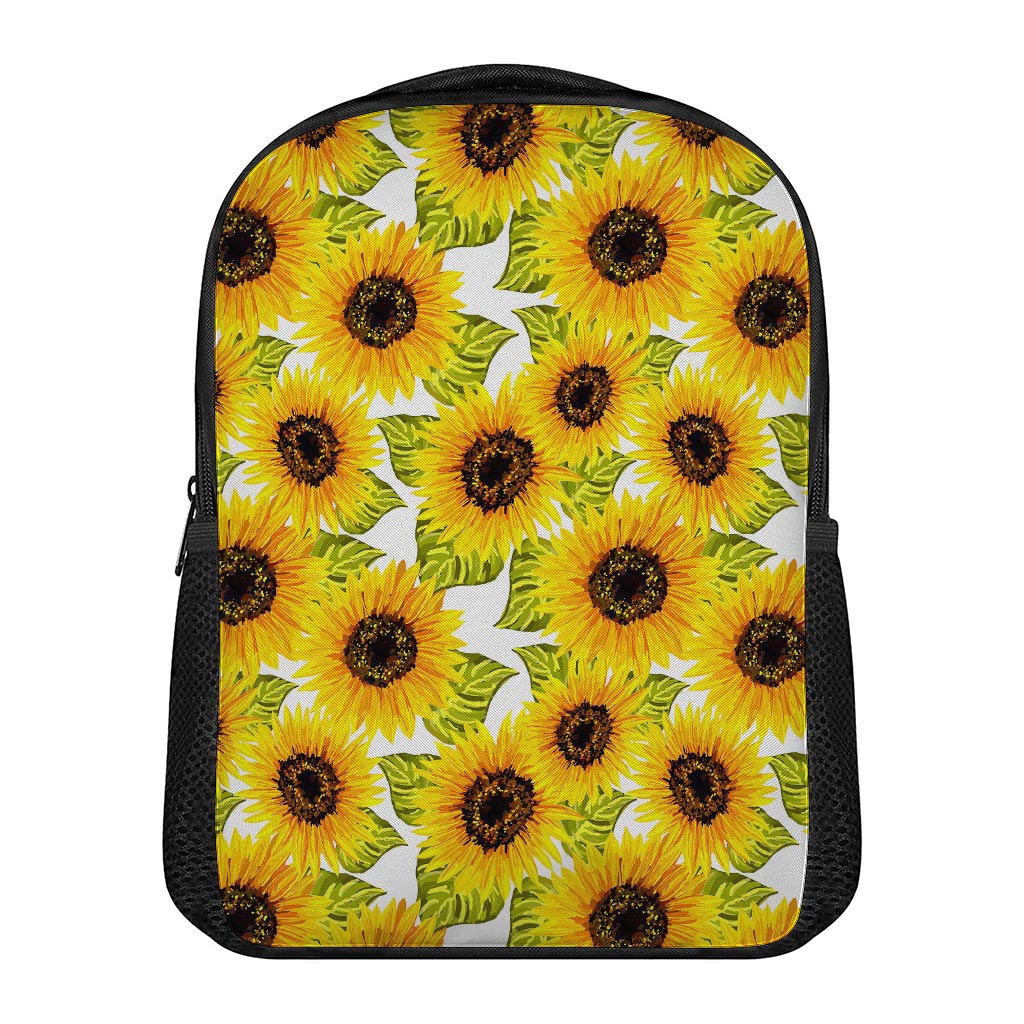 Doodle Sunflower Pattern Print Casual Backpack