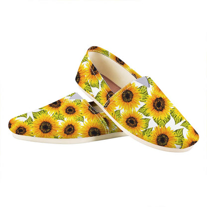 Doodle Sunflower Pattern Print Casual Shoes