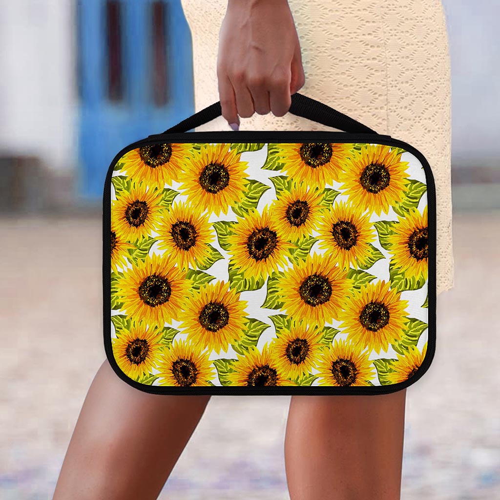 Doodle Sunflower Pattern Print Classic Bible Case