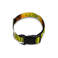 Doodle Sunflower Pattern Print Dog Collar