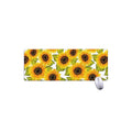Doodle Sunflower Pattern Print Extended Mouse Pad