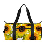 Doodle Sunflower Pattern Print Gym Bag