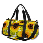 Doodle Sunflower Pattern Print Gym Bag