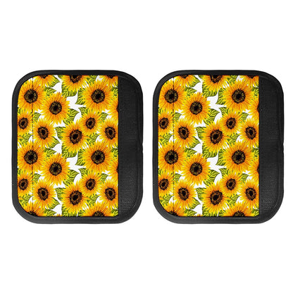 Doodle Sunflower Pattern Print Handle Covers