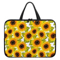 Doodle Sunflower Pattern Print Laptop Sleeve With Handle