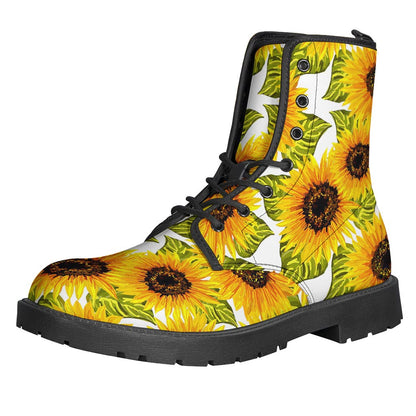 Doodle Sunflower Pattern Print Backpack