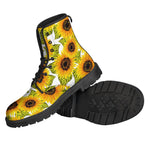 Doodle Sunflower Pattern Print Backpack