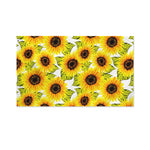 Doodle Sunflower Pattern Print Polyester Flag