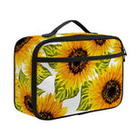 Doodle Sunflower Pattern Print Portable Lunch Bag