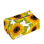 Doodle Sunflower Pattern Print Rectangle Tissue Box Cover