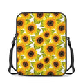 Doodle Sunflower Pattern Print Rectangular Crossbody Bag