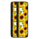 Doodle Sunflower Pattern Print Refrigerator Handle Covers