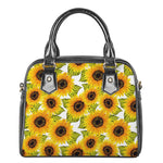 Doodle Sunflower Pattern Print Shoulder Handbag