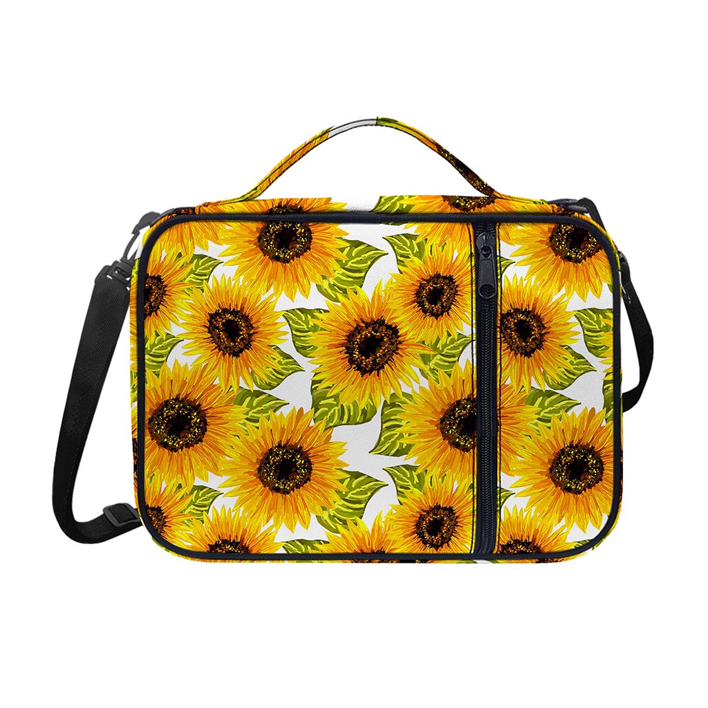 Doodle Sunflower Pattern Print Shoulder Strap Bible Bag