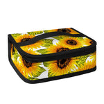Doodle Sunflower Pattern Print Small Lunch Bag