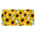 Doodle Sunflower Pattern Print Towel