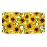 Doodle Sunflower Pattern Print Towel