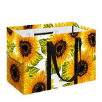 Doodle Sunflower Pattern Print Utility Tote Bag