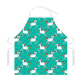 Doodle Unicorn Pattern Print Adjustable Apron