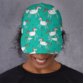 Doodle Unicorn Pattern Print Baseball Cap