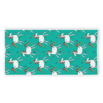 Doodle Unicorn Pattern Print Beach Towel
