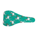 Doodle Unicorn Pattern Print Bicycle Seat Cover