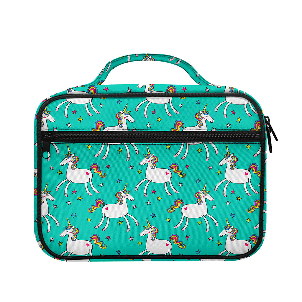 Doodle Unicorn Pattern Print Briefcase Bible Bag