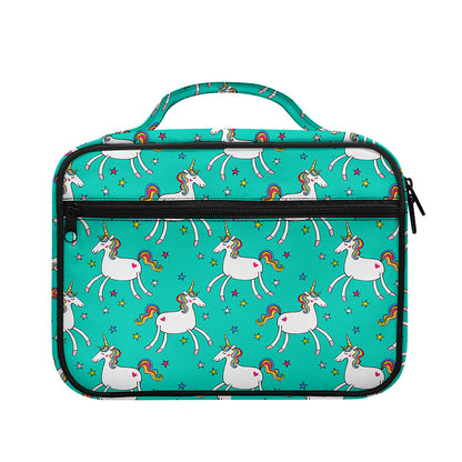 Doodle Unicorn Pattern Print Briefcase Bible Bag