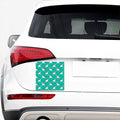 Doodle Unicorn Pattern Print Car Sticker