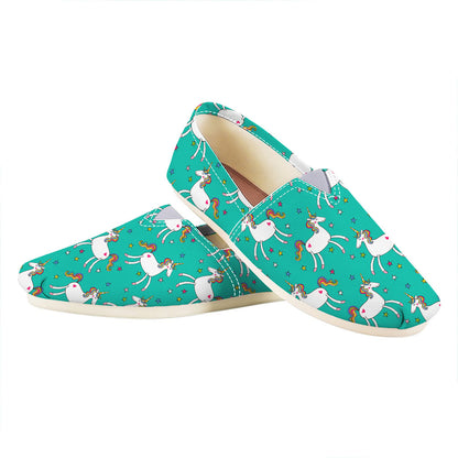 Doodle Unicorn Pattern Print Casual Shoes