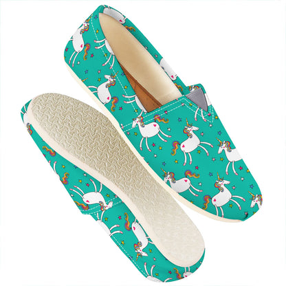 Doodle Unicorn Pattern Print Casual Shoes