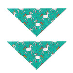 Doodle Unicorn Pattern Print Dog Bandana