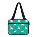 Doodle Unicorn Pattern Print Double Strap Bible Bag