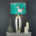 Doodle Unicorn Pattern Print Drum Lamp Shade