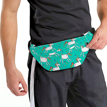 Doodle Unicorn Pattern Print Fanny Pack