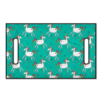 Doodle Unicorn Pattern Print Golf Cart Seat Cover