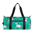 Doodle Unicorn Pattern Print Gym Bag