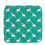 Doodle Unicorn Pattern Print Hand Towel