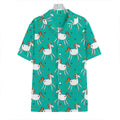 Doodle Unicorn Pattern Print Hawaiian Shirt