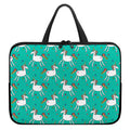 Doodle Unicorn Pattern Print Laptop Sleeve With Handle
