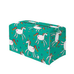 Doodle Unicorn Pattern Print Leather Tissue Box Cover