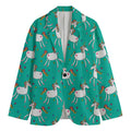 Doodle Unicorn Pattern Print Men's Blazer