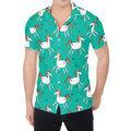 Doodle Unicorn Pattern Print Men's Shirt