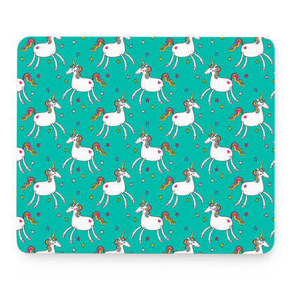 Doodle Unicorn Pattern Print Mouse Pad