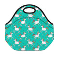 Doodle Unicorn Pattern Print Neoprene Lunch Bag