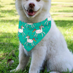 Doodle Unicorn Pattern Print Over The Collar Dog Bandana