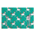 Doodle Unicorn Pattern Print Placemat