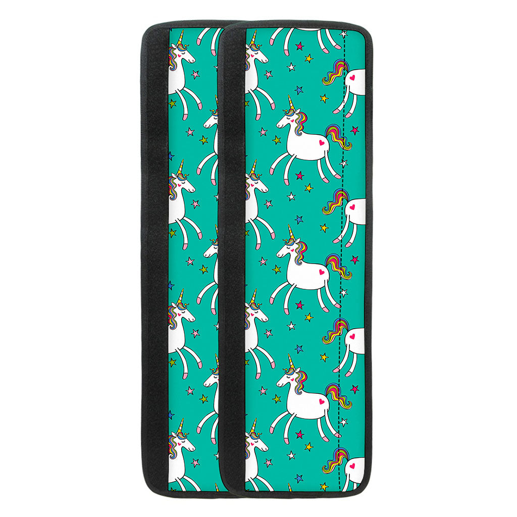 Doodle Unicorn Pattern Print Refrigerator Handle Covers